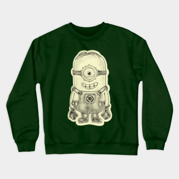 Minion Drawing Crewneck Sweatshirt by Ricardo77